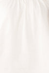 Geirdis White Blouse w/ Openwork Sleeves | Boutique 1861 fabric