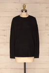 Gistel Black Soft Knit Sweater | La Petite Garçonne front view