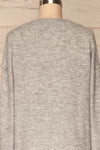 Gistel Grey Soft Knit Sweater | La Petite Garçonne back close-up