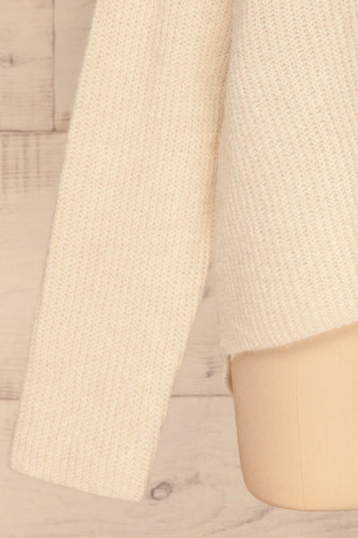Givri Cream Knit Turtleneck Sweater | La petite garçonne bottom