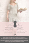 Gloria Yellow A-Line Openwork Midi Dress | Boutique 1861 template 1