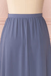 Glykeria Ocean Steel Blue Chiffon Maxi Skirt | Boutique 1861 7