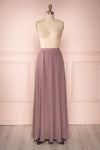 Glykeria Plum Purple Chiffon Maxi Skirt | Boutique 1861