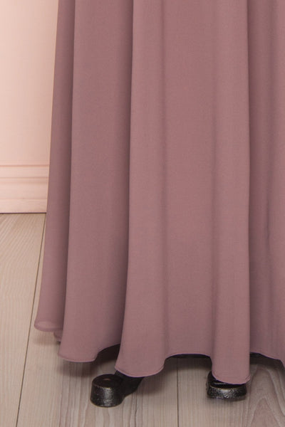 Glykeria Plum Lilac Purple Chiffon Maxi Skirt | Boutique 1861 8
