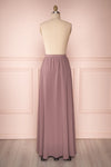 Glykeria Plum Lilac Purple Chiffon Maxi Skirt | Boutique 1861 6