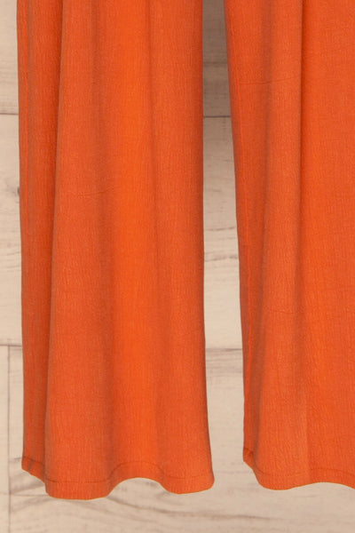 Golenlow Orange Wide Leg Jumpsuit | La petite garçonne bottom