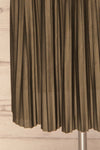 Gouves Green Pleated Midi Skirt | La petite garçonne bottom