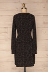 Gozde Black A-Line Short Dress back view | La petite garçonne