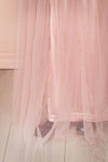 Grania Blush Pink Tulle Maxi Dress | Boutique 1861 8