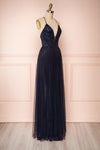 Grania Navy Blue Tulle Maxi Dress | Boutique 1861 3