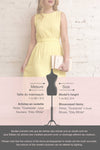 Guaranda Yellow Sleeveless Midi Dress | La petite garçonne template