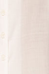 Guayaquil White Long Sleeved Shirt | La petite garçonne fabric