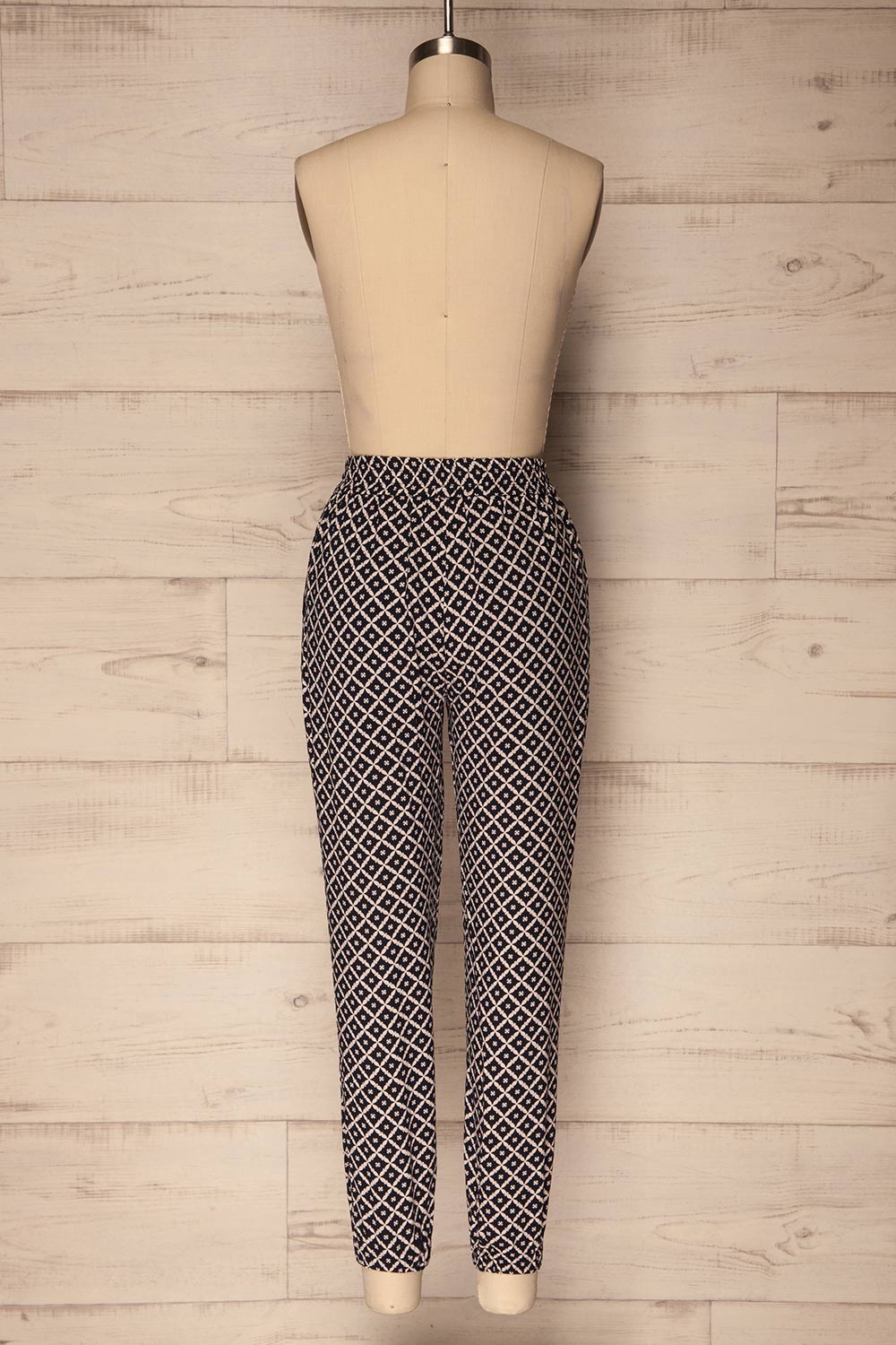 Guildford Navy & White Patterned Lounge Pants | La Petite Garçonne