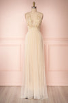 Gunvor Beige Mesh Gown with Glitter | Boutique 1861 front view