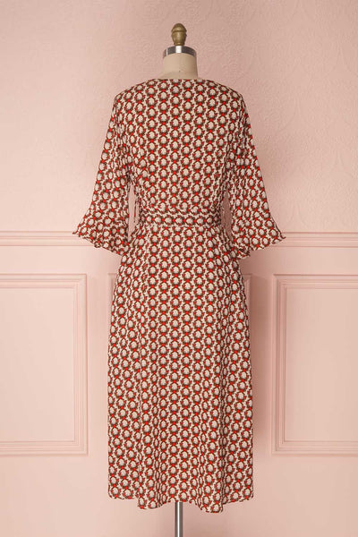 Gwendola | Patterned Wrap Dress