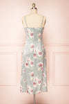 Gwenny Cowl Neck Floral Midi Dress | Boutique 1861 back view