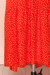 Hagoromo Red & White Polka Dots Maxi Dress | La petite garçonne skirt