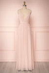 Haley Petal Blush Chiffon Gown | Boutique 1861