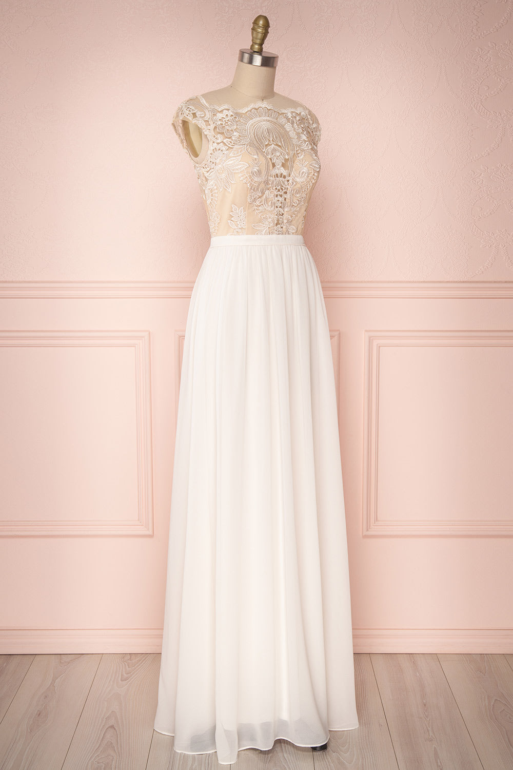 Halide Ivory | Chiffon Bridal Dress