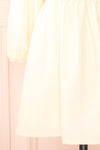 Harryte Short Dress w/ Puff Sleeves | Boutique 1861 bottom