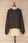 Hattem Black Oversized Sweater | La petite garçonne   front view