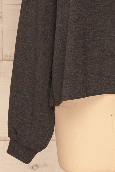 Hattem Black Oversized Sweater | La petite garçonne   bottom