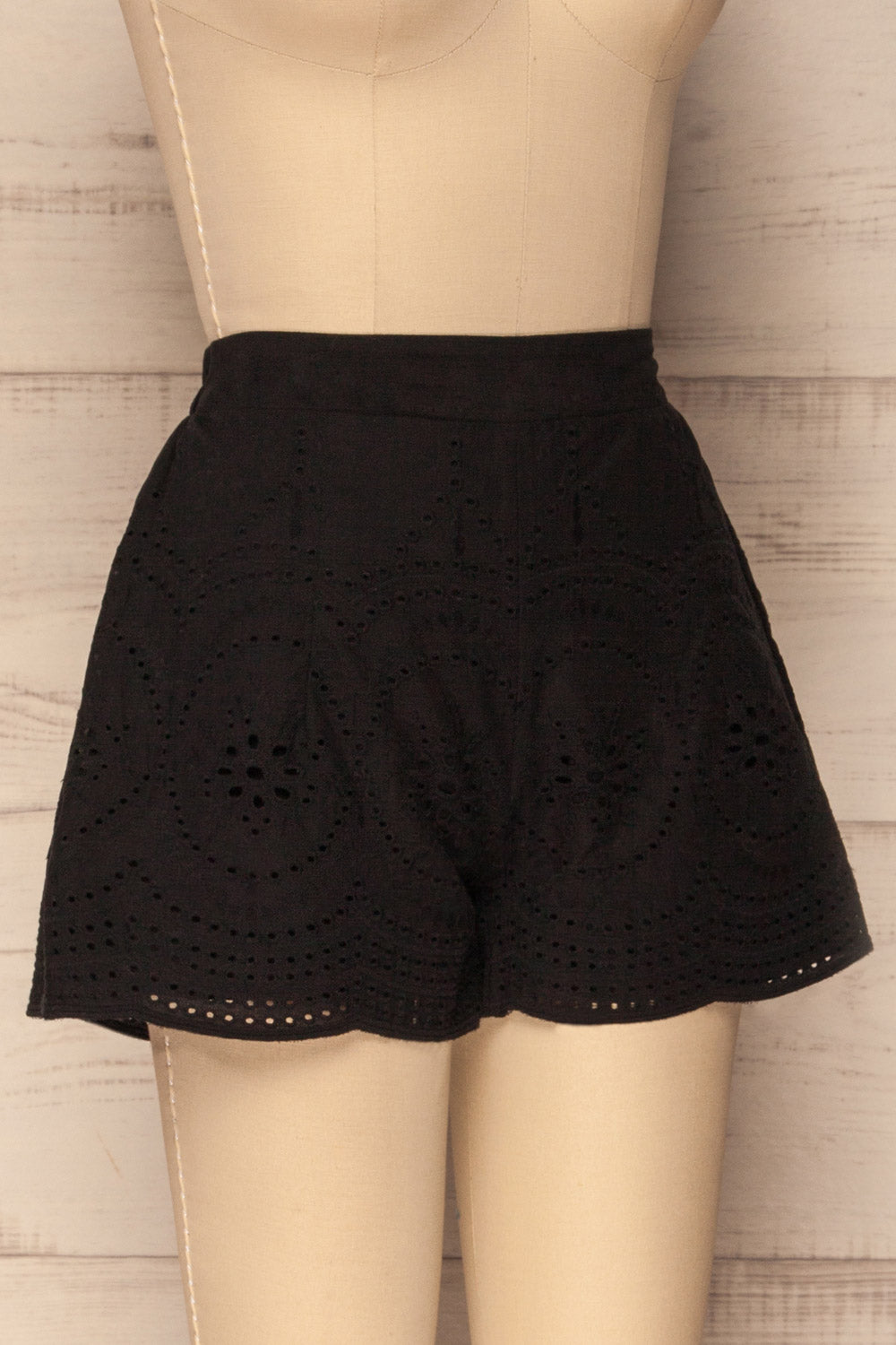 Heikrus Black Lace Shorts | La Petite Garçonne