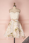 Heikura Lace Bustier Top & Floral Circle Skirt Set | Boutique 1861
