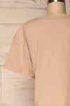Heks Beige Cotton Cropped T-Shirt | La Petite Garçonne 6