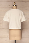 Heks Blanc White Cotton Cropped T-Shirt | La Petite Garçonne 6