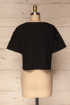 Heks Noir Black Cotton Cropped T-Shirt | La Petite Garçonne 5