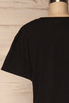 Heks Noir Black Cotton Cropped T-Shirt | La Petite Garçonne 6