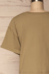 Heks Vert Sage Green Cotton Cropped T-Shirt | La Petite Garçonne 6