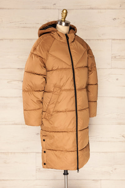 Helens Mid-Length Puffer Coat w/ Side Pockets | La petite garçonne side view