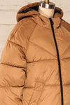 Helens Mid-Length Puffer Coat w/ Side Pockets | La petite garçonne side close up