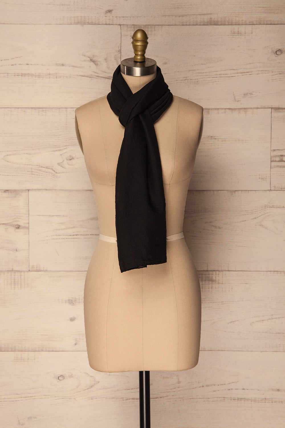 Hemilly Black Soft & Lightweight Scarf | La Petite Garçonne 6