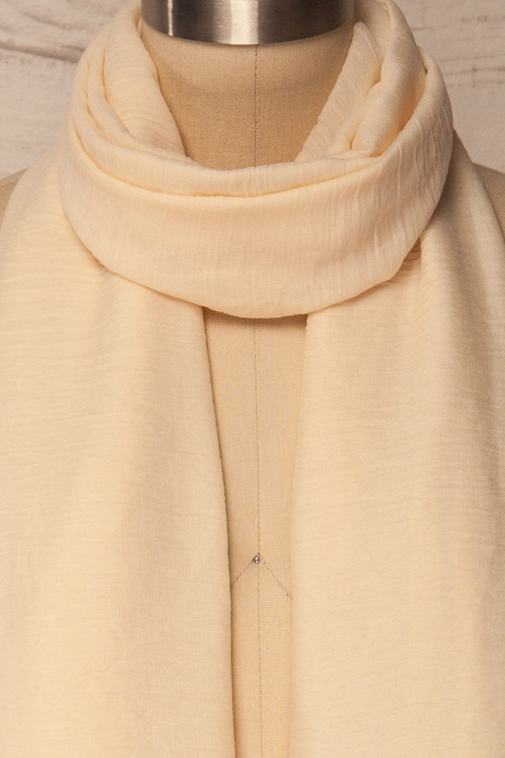 Hemilly Cream Soft & Lightweight Scarf | La Petite Garçonne 2