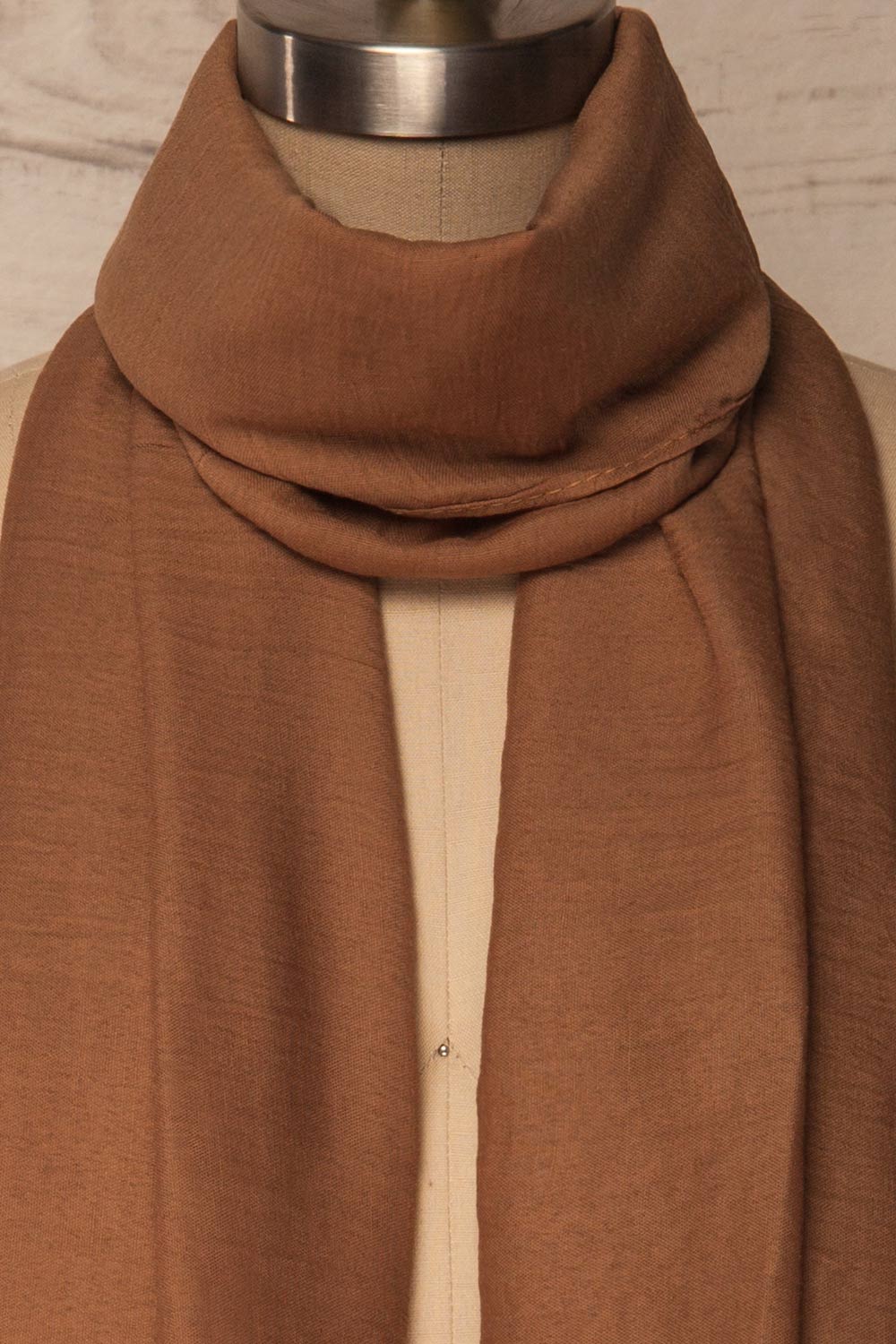 Hemilly Taupe Soft & Lightweight Scarf | La Petite Garçonne 2