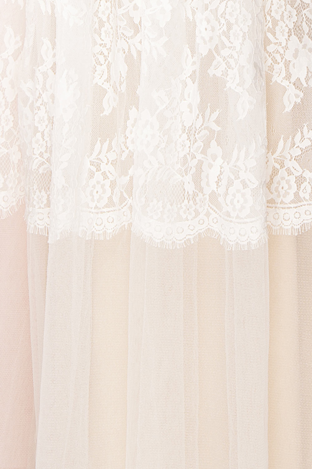 Henwen Ivory White Tulle Maxi Dress | Boudoir 1861 fabric 