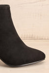 Hérold Black Faux Suede Ankle Boots | La Petite Garçonne 8