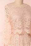 Holger Blush Pink Lace A-Line Cocktail Dress | Boutique 1861 4