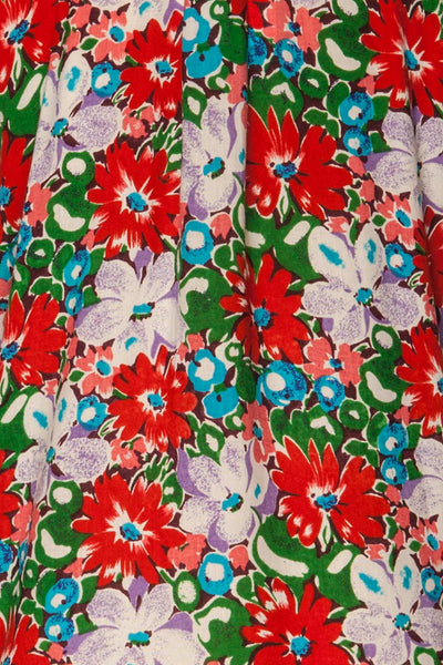 Ierissos Colourful Floral Button-Up Shirt | La Petite Garçonne 8
