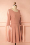 Ikaia Pink Scalloped A-Line Plus Size Dress | Boutique 1861