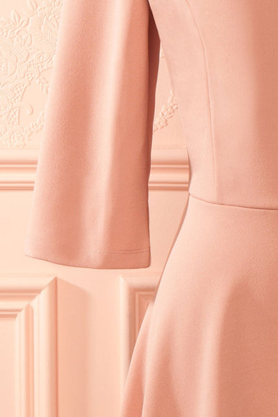 Ikaia Pink Scalloped A-Line Plus Size Dress | Boutique 1861