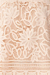 Iléane Pink Beige Crocheted Lace Top | Boutique 1861 8