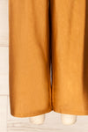 Imatra Gold Flare Leg Jumpsuit w/ Tied Straps | La petite garçonne bottom