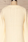 Imielin Ivory Knit Sweater back close up | La Petite Garçonne