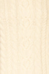 Imielin Ivory Knit Sweater texture close up | La Petite Garçonne