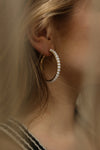 Inde Petit | Hoop Pendant Earrings