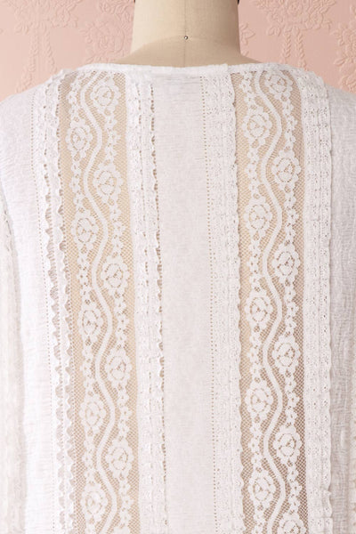 Inka Nuage White Transparent Lace Top | Boutique 1861 7